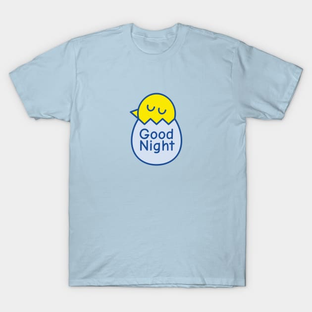 Good Night Baby Duck Vector Illustration T-Shirt by wombatbiscuits